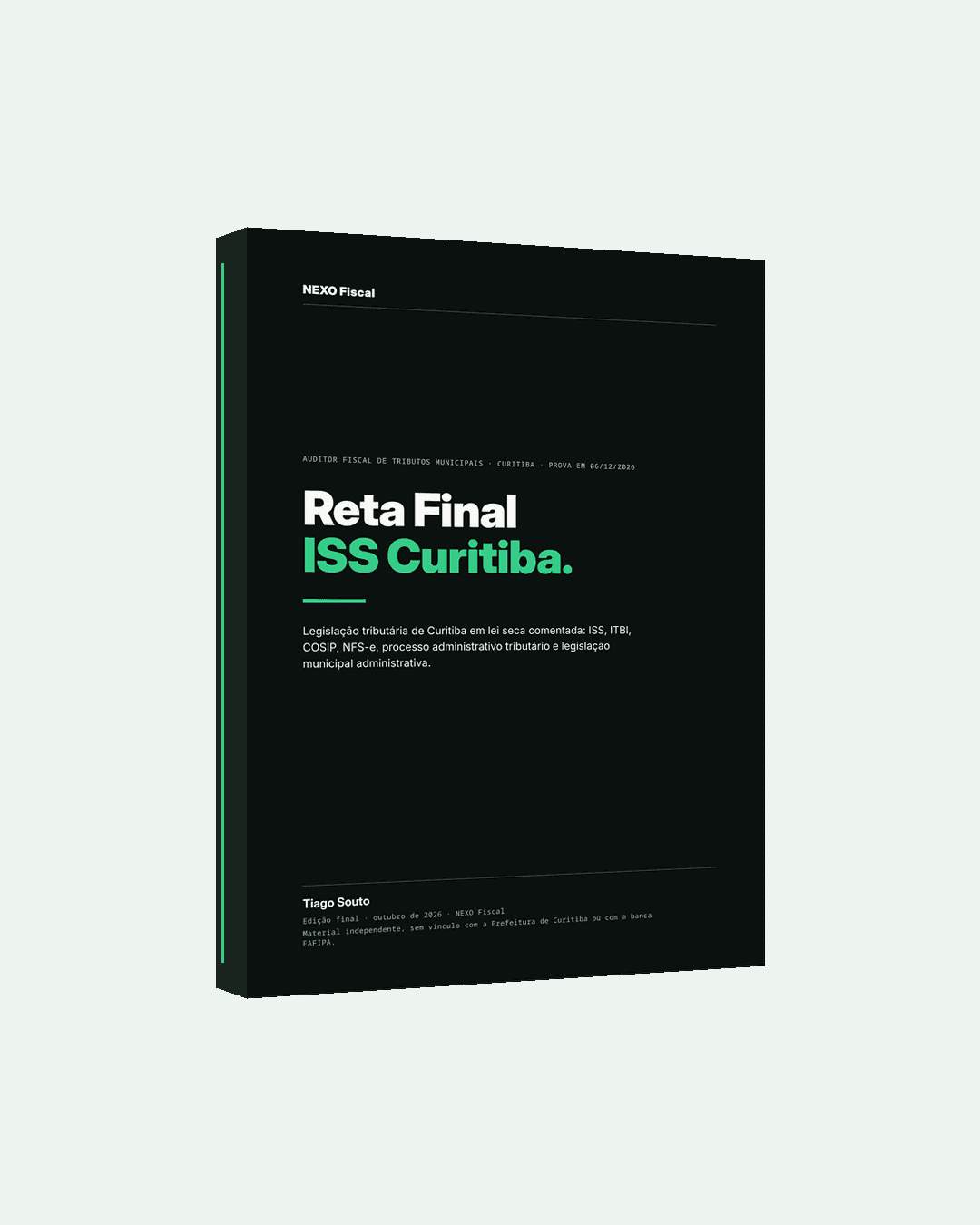 Capa do material Reta Final ISS Curitiba